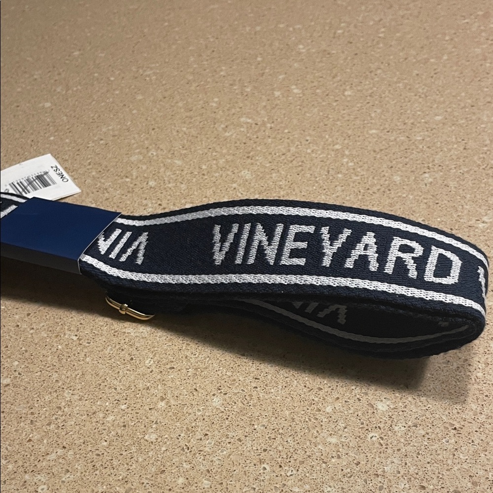 Vineyard Vines Blue and White Bag Strap - Picture 6 of 6